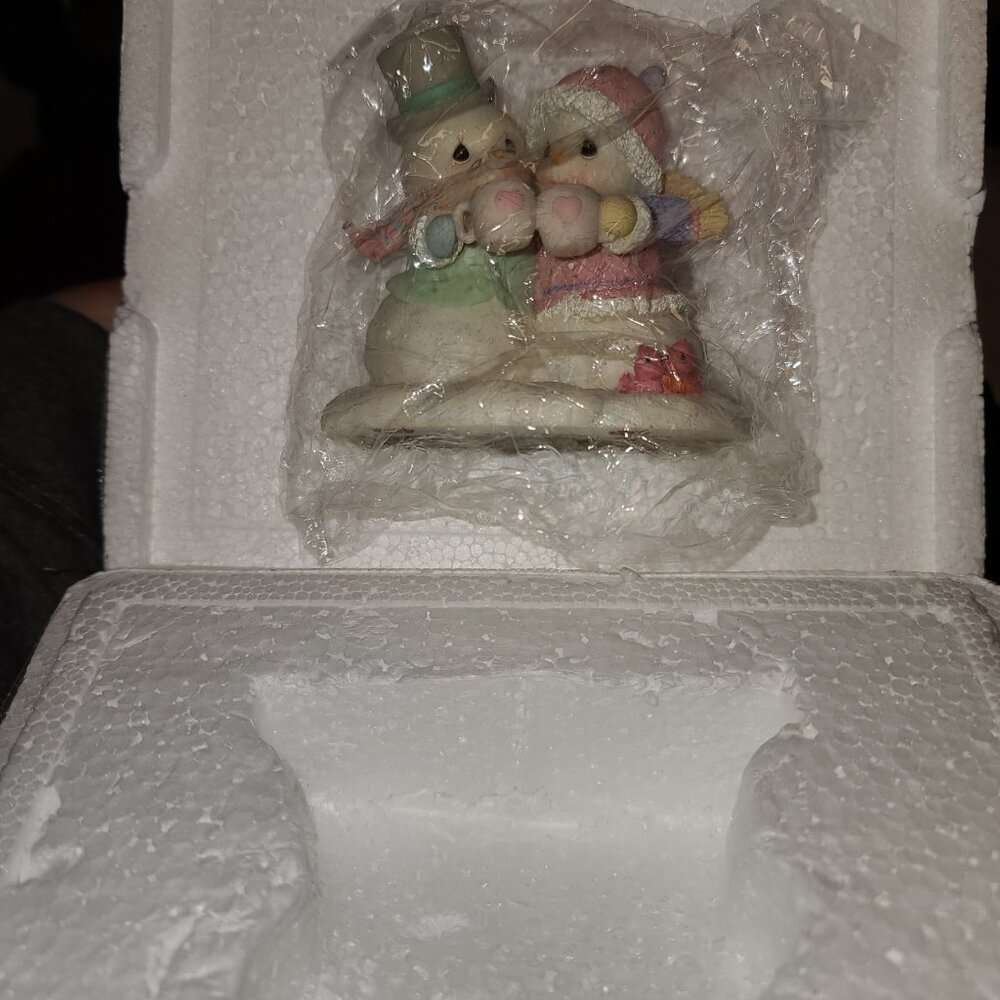 Precious Moments Snowman Couple - Picture 4 of 8
